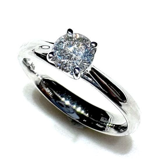 Ring World Diamond Group Woman Grace in White Gold Diamante 0.57 Ct ABTRE1528 - ABTRE1528